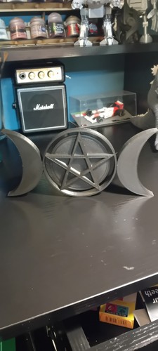 Large triple goddess pentagram - triple,