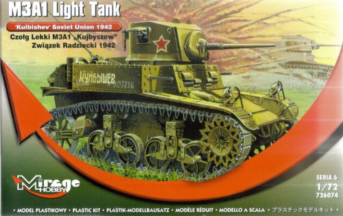 Mirage m3a1 stuart - 1/72,