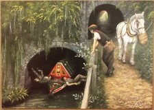 Shrewley Tunnel 1910, from an