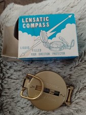 Vintage Lensatic Compass