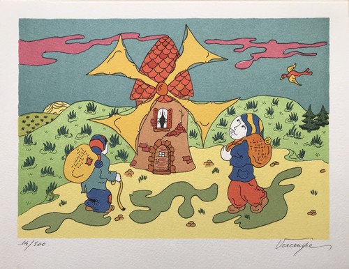 Lithograph vercruyce 1949 - vercruyce,