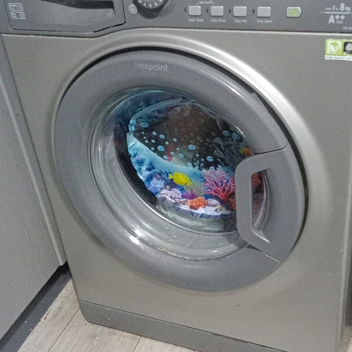 Hotpoint grey front - hotpoint, front-loading
