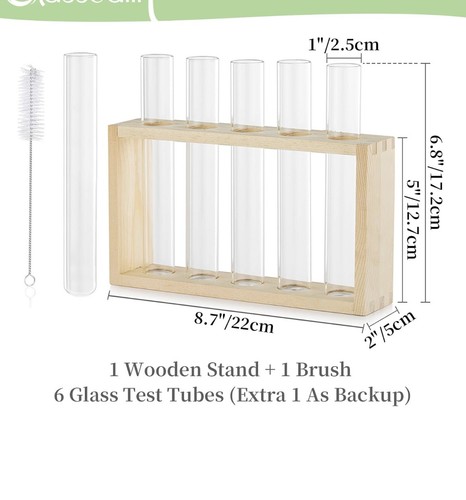 Tabletop glass planter - glass, 5