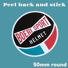 Boeri Sport Helmet Lambretta Vespa Vinyl Sticker Scooter Moped SX TV Li LD Gp L