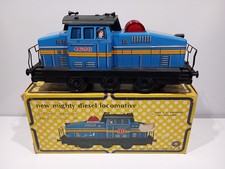 Masudaya Modern Toys 1960s Tinplate Mighty Diesel Train 4690 Boxed Vintage Toy.