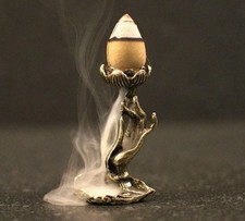 Bronze Hand Waterfall Incense