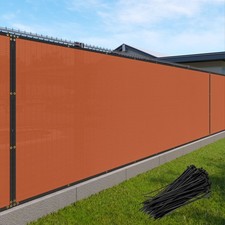 1' Orange Privacy Fence Screen
