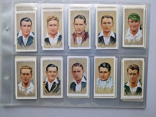 Cigarette cards players - cigarette,