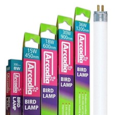Arcadia Bird Lamp E27 Compact Light - T5 T8 Tube UVB UVA Bulb 8W 15W 18W 30W 36W