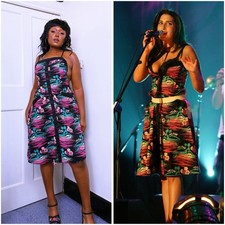 Rare Hawaiian Dress ASO Amy Winehouse 2004