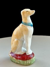 Antique Staffordshire Whippet Greyhound Dog Figurine