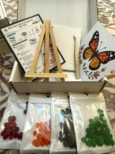 Sea glass art set craft - set, kit