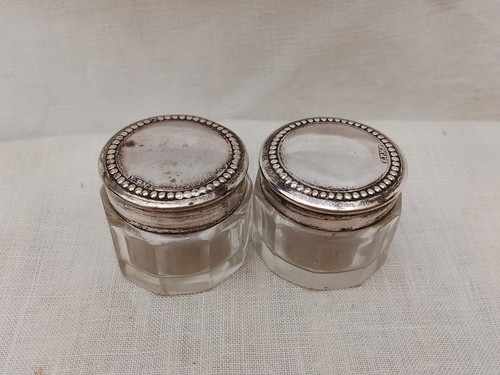 Pair victorian faceted - of,