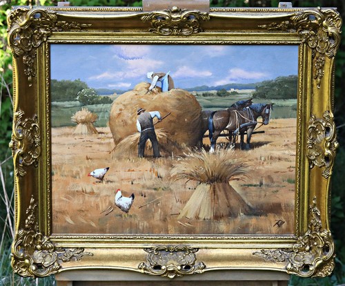 Roald hansen harvest scene - roald,