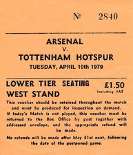 TICKET: Arsenal v Tottenham