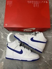 Nike Dunk Hi Retro Summit White/ Concorde Blue Size 6 UK DV0828 101