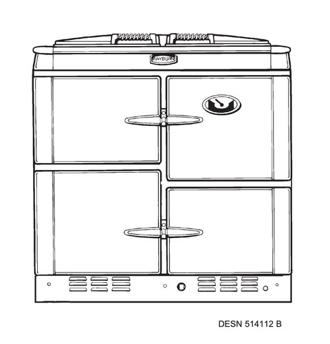 Rayburn cookmaster xt - xt.,