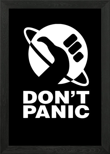 Don panic hitchhiker s - panic, hitchhiker's