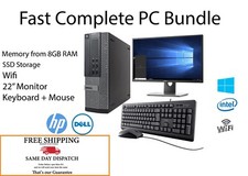 Clean PC Computer Bundle with