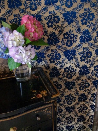 Brocatelle antique silk linen - antique,