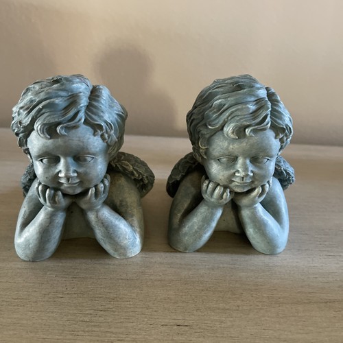Cherub angel statue figurine - statue,