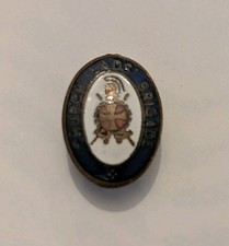 Church lad's Brigade Enamel Lapel Vintage Badge 23 x 17 mm 