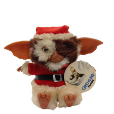 Gremlins Gizmo Plush Toy NECA Christmas Santa Outfit 2006 Tag Rare Collectibles 