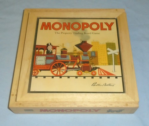 Monopoly nostalgia wooden - monopoly,