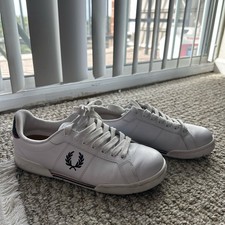 Fred Perry white leather