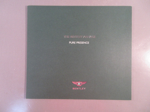 2004 bentley arnage brochure - arnage,