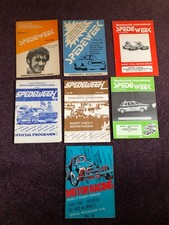 Stock car racing programmes x