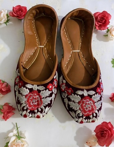 Handmade leather khussa - leather,