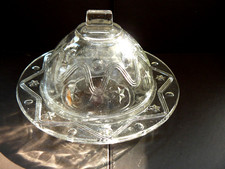 VINTAGE CLEAR GLASS  DOME
