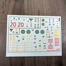 Decal Sheet Airfix 04043 SAAB