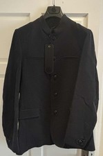 Rare PRETTY GREEN Black Label Linen Fully Lined Lennon Jacket BNWT Sml Oasis