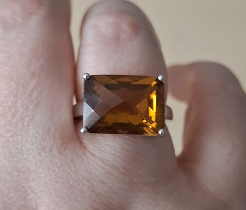 Gems cognac quartz 925 - tv,