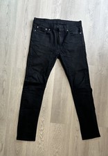 Levi 510 Black Denim Jeans 32L skinny 