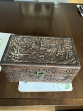 Antique chinese carved camphor - antique,