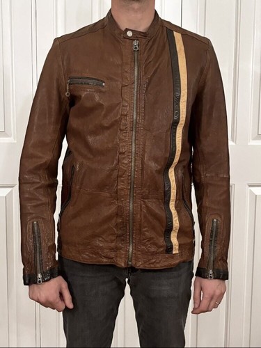 Diesel leather jacket café - diesel,