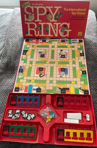 Spy ring board - board, vintage