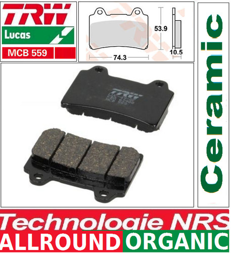 Set front brake - 2, pads