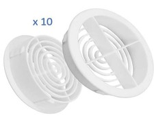 70mm white plastic round - x,