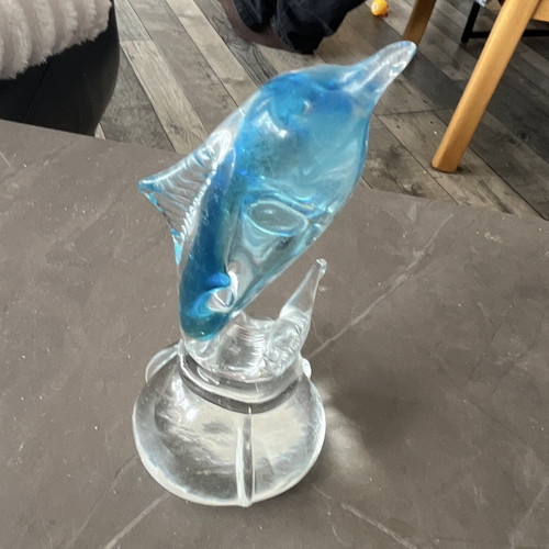 Blue clear glass - blue, glass/crystal