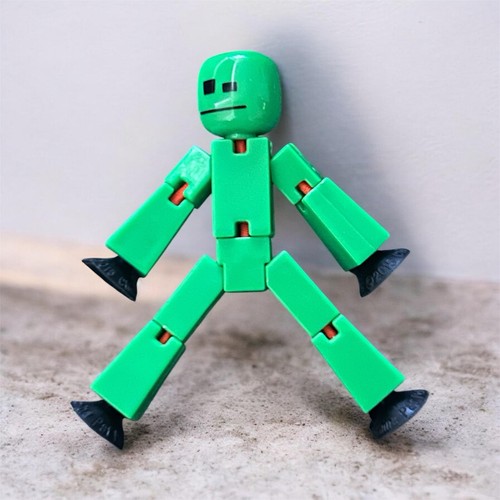 Green robot stikbot action - green,