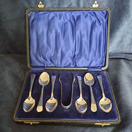 Antique cased set - antique, epns