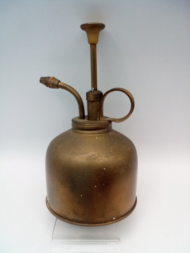 Unpolished small brass plant - brass,