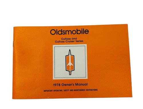 1978 oldsmobile car owner - 1978, owner's
