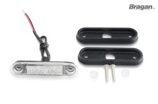 12v 24v White Flush LED Clear