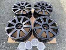 18" GENUINE AUDI TT Mk1 RS4 REFURBED BLACK ALLOYS WHEELS x4 8N0601025S Mk4 GOLF