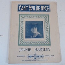songsheet CAN't YOU BE NICE